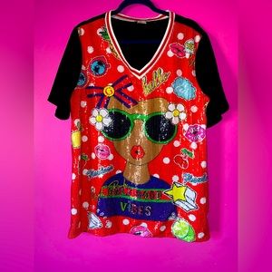 Sequin Shirt Size Medium